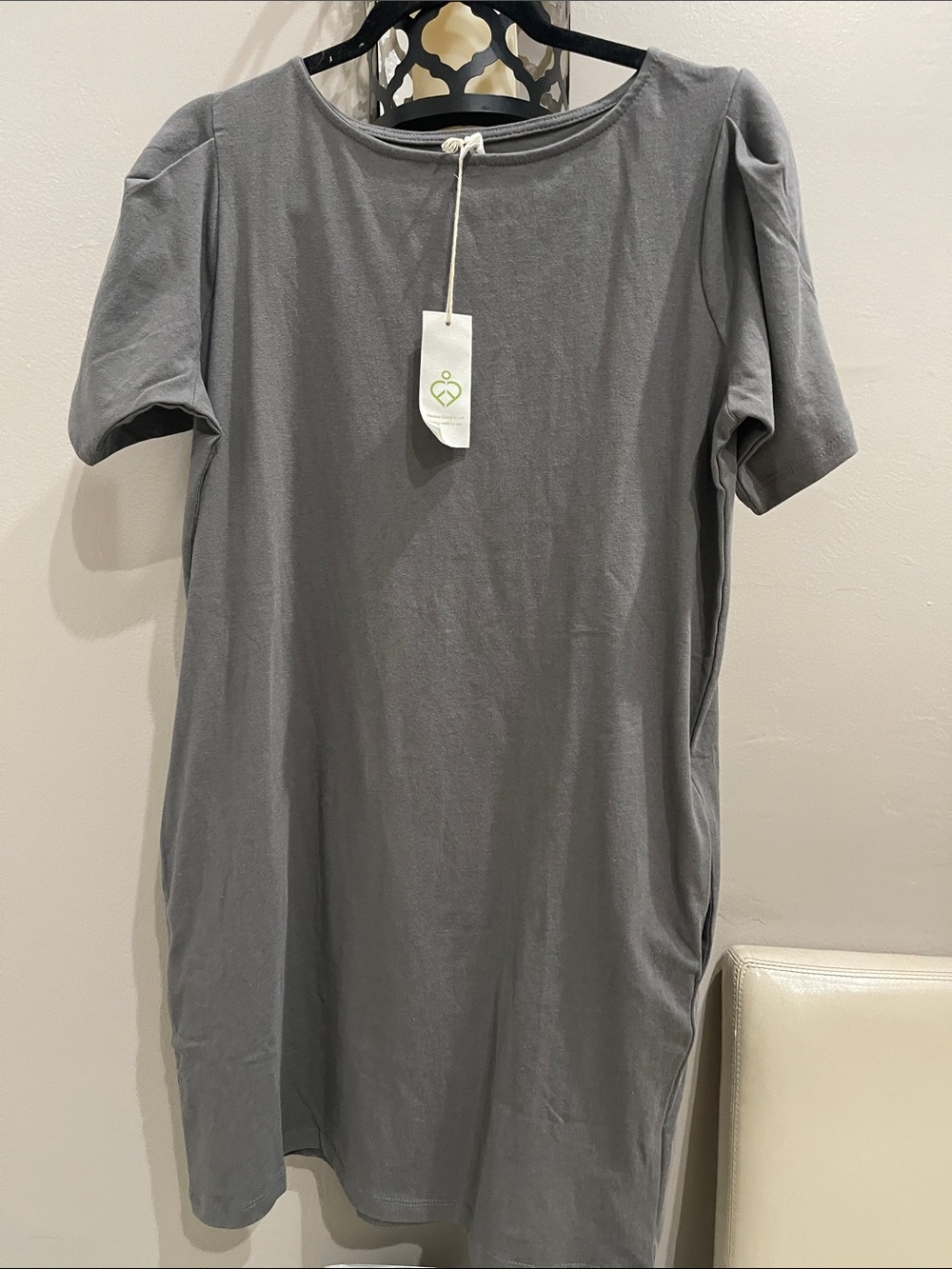 Organic cotton shift dress